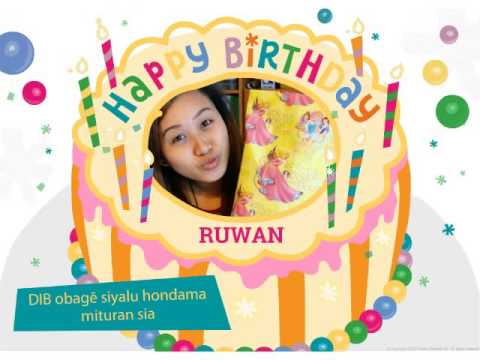 Happy Birthday Cake RUWAN