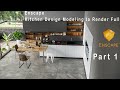 Enscape SketchUp Kitchen Interior Workflow Modeling To Render Tutorial Part 1 Enscape SketchUp