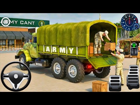 Real Army Truck Driving Cargo Games - Us Offroad Army Truck Driving Video Game - Android Gameplay