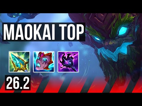 MAOKAI vs DARIUS (TOP) | 33K damage, Arcane Comet | EUW Master | 26.2