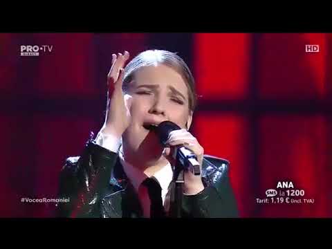 Ana Munteanu  - It's a man's world Live 2 la Vocea Romaniei.