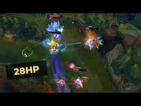 28HP  Kalista 1v3 Clean Outplay