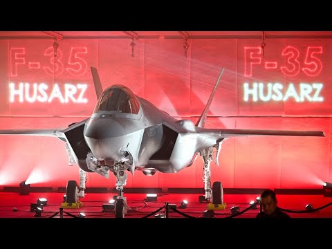 Poland's first F-35A Husarz fighter jet