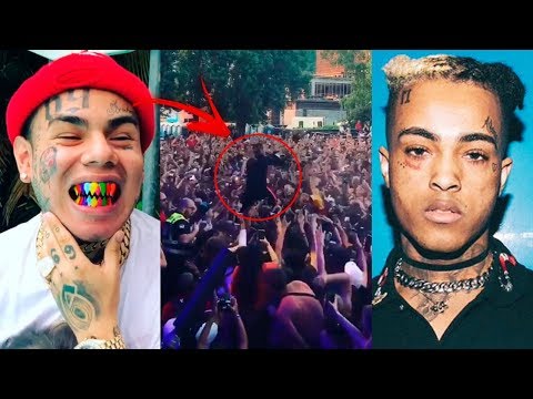 6IX9INE faz SHOW MONSTRUOSO e CANTA música de XXXTENTACION 😱 HOMENAGEM a XXXTENTACION│Dos Anjos