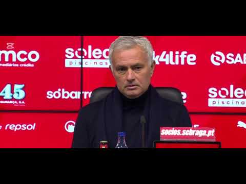 Braga 2×2(3) Benfica: conferência histórica de José Mourinho.