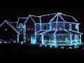 Amazing Grace Techno Christmas Light Display