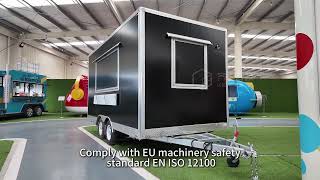 Custom Minimalist Black Food Truck Wholesale Supply