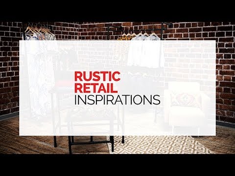 Industrial rustic retail fixtures