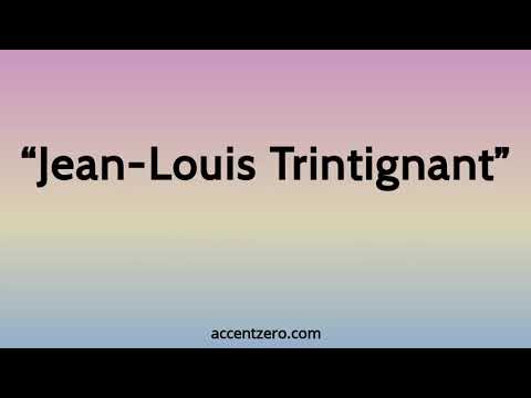 Pronounce "Jean-Louis Trintignant" - Brazilian accent vs. native U.S.
