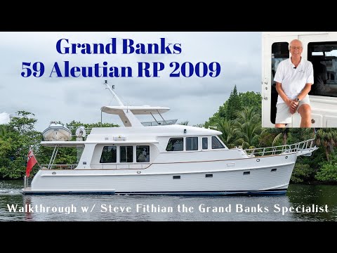 Grand Banks 59 Aleutian RP 2009 Yacht Tour Walkthrough - Steve Fithian