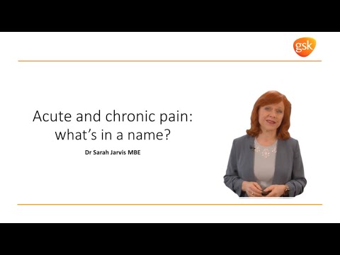 Webinar: What is Acute and Chronic Pain?