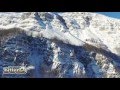 Lago Santo A Pievepelago Con Il Drone In Inverno