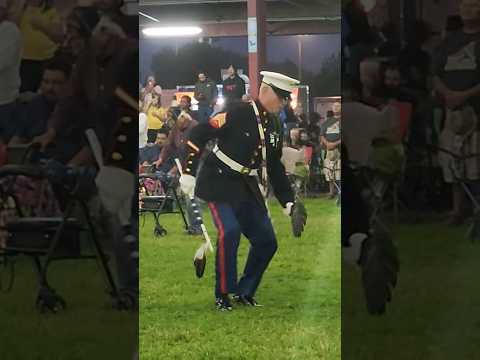 🔥Marine 🪖 Veteran 🇺🇸Jamming Out🔥 l Fort Hall Powwow 2024 #semperfi #marines #nativeamerican