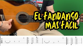 THE EASIEST FANDANGO FALSETA YOU CAN PLAY ON THE FLAMENCO GUITAR