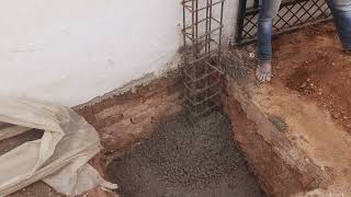 coloum footing in corner position