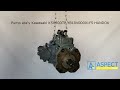 Відео огляд Насос гідравлічний у зборі з PTO Kawasaki K5V80DTP YB10V00001F5 Handok