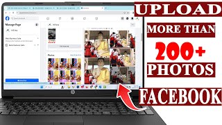 How to upload more than 100 photos to my Facebook page