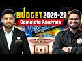 Budget 2026 Full Budget Analysis Union Budget 2026 27 Complete Analysis In One Video