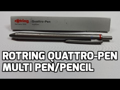 rOtring Quattro-Pen Multi Pen/Pencil Unboxing and Review