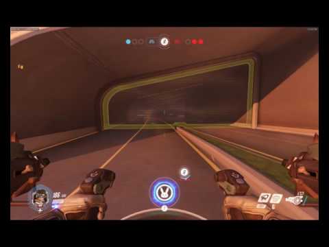 This is what happens when you ult with D.va on the cars at Oasis