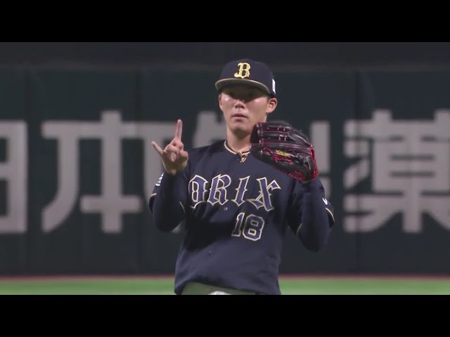 【2回裏】バファローズ・山本 日本人最長となる24イニング連続奪三振を記録‼ 2020/8/25 H-B
