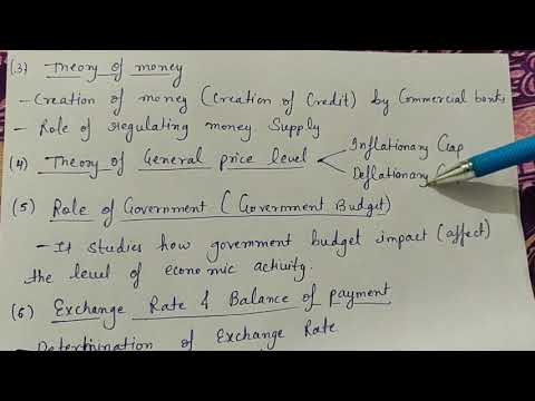 Meaning of macroeconomics class 12