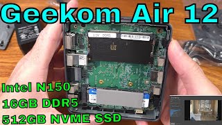 The Geekom Air 12 Mini PC! Intel N150 + 16GB DDR5