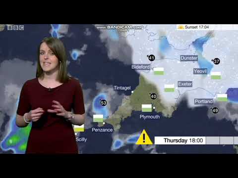 Alex Osbourne BBC Spotlight weather January 31st 2019 High Quality