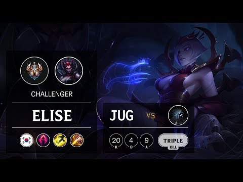 Elise Jungle vs Kindred - KR Challenger Patch 9.15