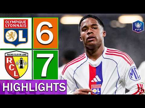 Lyon vs Lens 2-2 PEN (4-5) Highlights & All Goals | Coupe de France 2026