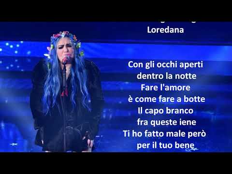 Loredana Bertè   Figlia di...   Testo