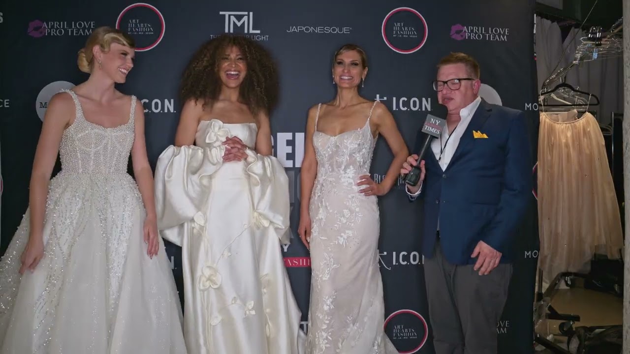 Models wearing Glaudi by JohannaHernandez @artheartsfashion LAFW