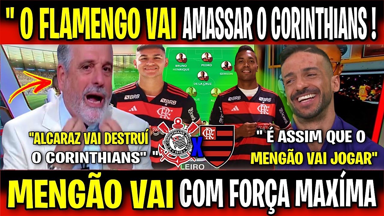 PASCOAL PERDEU A LINHA " O MENGÃO VAI AMASSAR NO BRASILEIRÃO! CORINTHIANS X FLAMENGO