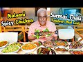 Malvani Chicken Tandoori Crab Surmai Thali Food Celebration At Maasoli Lonavala ️ Monsoon