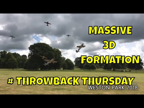 GIANT 3D RC Plane Formation Display AZ Aerosports #ThrowbackThursday