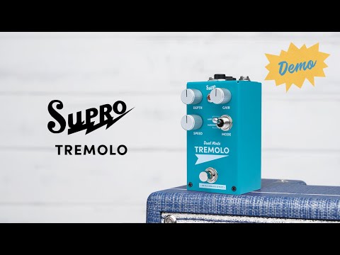 Supro 1310 Analog Harmonic Tremolo Pedal image 8