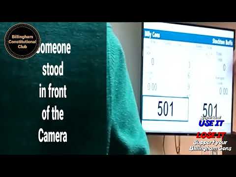 Billingham Cons v Stockton Buffs Darts 14th April 2025