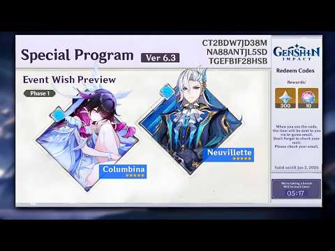 6.3 SPECIAL PROGRAM! Banners, Quest, Events, Free Rewards & MORE - Genshin Impact