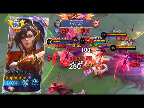 GLOBAL BENEDEETA BEST BUILD & EMBLEM FOR SOLO RANK IN SEASON 38!! ( MUST TRY ) | MOBILE LEGENDS