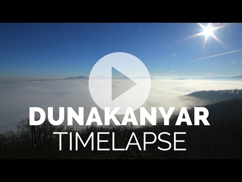 Dunakanyar felhőtengerben: timelapse videó 2017 január 1-ről