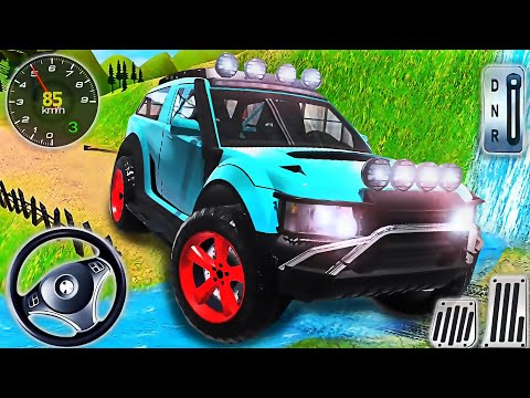 Ultimate Offroad Simulator Jeep 4x4 Drift - Blue Real Driver Car - Best Android GamePlay #3