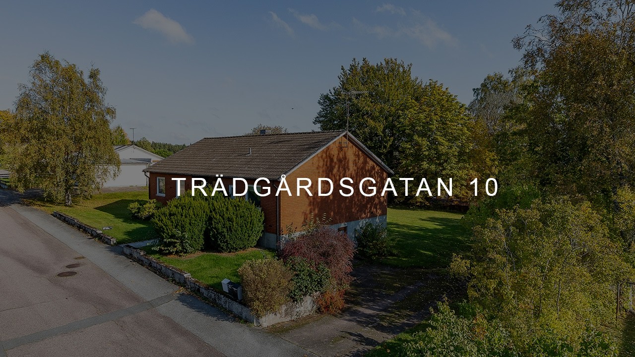 6 rum Villa på Trädgårdsgatan 10 Åseda Uppvidinge kommun - video