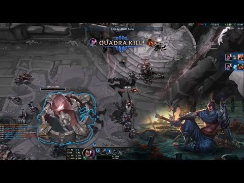 Yasuo Quadrakill (Pentakill) in Fountain [League of Legends]