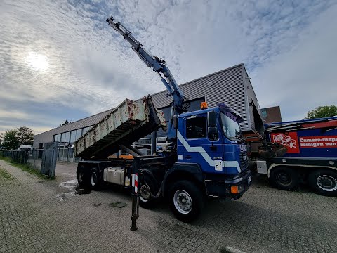 MAN T46 35.414 ROLL OF TIPPER/ CRANE 8X4/ MECHANICAL FUELPUMP