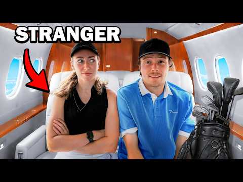 Convincing a Stranger to Go on a Private Jet Golf Trip With Me