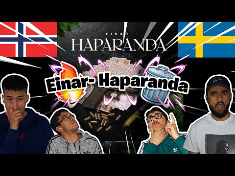 Norwegians React To (Swedish Rap) Reacting Til Einár - Haparanda (LYRICS)