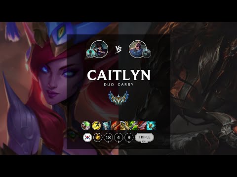 Caitlyn ADC vs Yasuo - KR Challenger Patch 12.19
