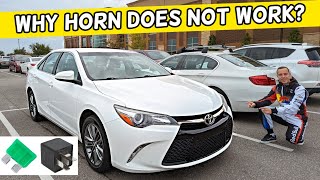 WHY HORN DOES NOT WORK TOYOTA CAMRY 2015 2016 2017