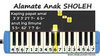 Download lagu Alamate anak sholeh not pianika mp3