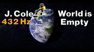 J. Cole- World is Empty | The Warm Up (Lyric Video)(432Hz)[8D Audio]